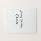 EINFACHE MINDESTANGABE.CUTIE ADD NAME BABY happy b Puzzle (Horizontal)