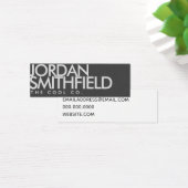 Einfache Mini-Visitenkarte (Schreibtisch)