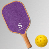 Einfache Minimal Basic Modern Name Initials auf De Pickleball Schläger