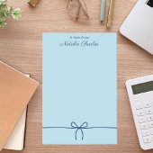 Einfache Minimal Beruflich Navy Blue Post-it Klebezettel