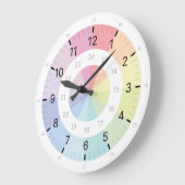 Einfache Minimal Classic Children Große Wanduhr (Winkel)