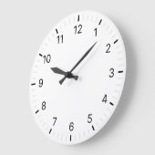 Einfache Minimal Classic Große Wanduhr (Winkel)