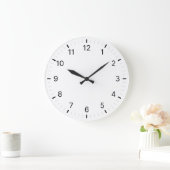 Einfache Minimal Classic Große Wanduhr (Zuhause)