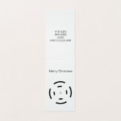 EINFACHE MINIMAL-DESIGN-KARTEN (Außenseite Aufgefaltet)