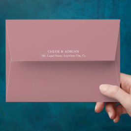 Einfache Minimal Dusty Pink Wedding