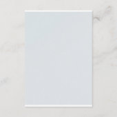 Einfache Minimal-Eintrittskarte für Hochzeitdetail Begleitkarte (Rückseite)