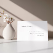 Einfache Minimal Elegant Bridesmaid Vorschlag Einladung