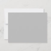 Einfache Minimal Elegante Beerdigung Dankeskarte (Rückseite)