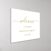 Einfache Minimal Elegante Begrüßung Foliendrucke (Ablage )