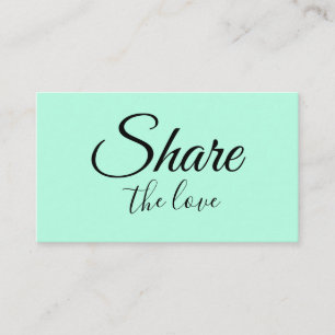 Einfache MINIMAL Fügen Sie Ihre Namensadresse tei Empfehlungskarte