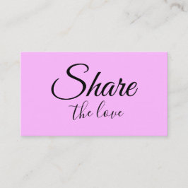 Einfache MINIMAL Fügen Sie Ihre Namensadresse teil Empfehlungskarte