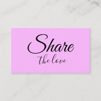 Einfache MINIMAL Fügen Sie Ihre Namensadresse teil Empfehlungskarte