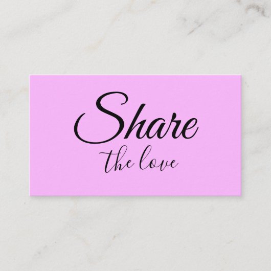 Einfache MINIMAL Fügen Sie Ihre Namensadresse teil Empfehlungskarte (Vorderseite)