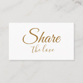 Einfache MINIMAL Fügen Sie Ihre Namensadresse teil Empfehlungskarte