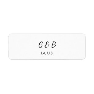 Einfache MINIMAL Fügen Sie Ihrem Paar den Namen St