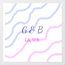 Einfache MINIMAL Fügen Sie Ihrem Paar den Namen St