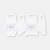 Einfache MINIMAL Fügen Sie Ihrem Paar den Namen St Geschenkschachtel (Ungefaltet)