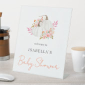 Einfache Minimal Kleine Pumpkin Baby Dusche Willko Sockelschild (In Situ)