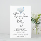 Einfache Minimal machen wir ein Baby, Baby Shower (Stehend Vorderseite)