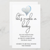 Einfache Minimal machen wir ein Baby, Baby Shower (Vorne/Hinten)