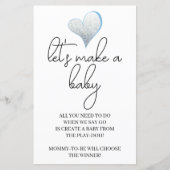 Einfache Minimal machen wir ein Baby, Baby Shower (Vorderseite)