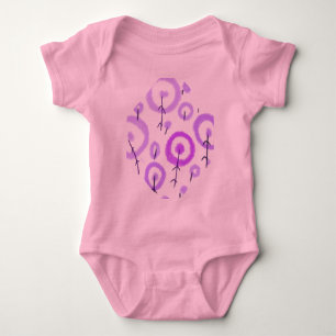 EINFACHE MINIMAL MODERNE MONOGRAM ELEGANT STIL CHI BABY STRAMPLER