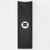 EINFACHE MINIMAL MODERNE MONOGRAM ELEGANT STIL CHI BANNER (Vertikal)