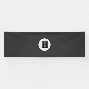EINFACHE MINIMAL MODERNE MONOGRAM ELEGANT STIL CHI BANNER