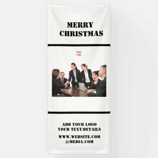 EINFACHE MINIMAL MODERNE MONOGRAM ELEGANT STIL CHI BANNER (Vertikal)