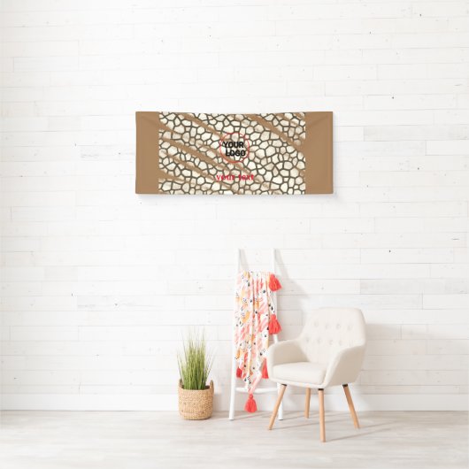 EINFACHE MINIMAL MODERNE MONOGRAM ELEGANT STIL CHI BANNER (Insitu)