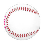 EINFACHE MINIMAL MODERNE MONOGRAM ELEGANT STIL CHI BASEBALL (Vorderseite Links)