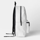 EINFACHE MINIMAL MODERNE MONOGRAM ELEGANT STIL CHI BEDRUCKTER RUCKSACK (Links)