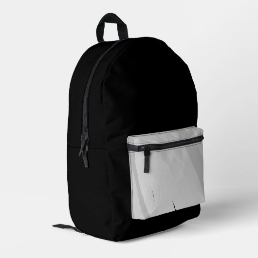 EINFACHE MINIMAL MODERNE MONOGRAM ELEGANT STIL CHI BEDRUCKTER RUCKSACK (Rückseitige Ecke links)