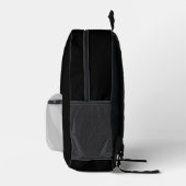 EINFACHE MINIMAL MODERNE MONOGRAM ELEGANT STIL CHI BEDRUCKTER RUCKSACK (Rechts)