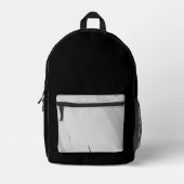EINFACHE MINIMAL MODERNE MONOGRAM ELEGANT STIL CHI BEDRUCKTER RUCKSACK (Vorderseite)