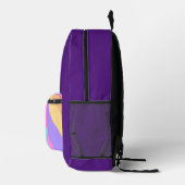 EINFACHE MINIMAL MODERNE MONOGRAM ELEGANT STIL CHI BEDRUCKTER RUCKSACK (Rechts)