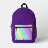EINFACHE MINIMAL MODERNE MONOGRAM ELEGANT STIL CHI BEDRUCKTER RUCKSACK (Vorderseite)