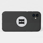 EINFACHE MINIMAL MODERNE MONOGRAM ELEGANT STIL CHI Case-Mate iPhone HÜLLE (Rückseite (Horizontal))