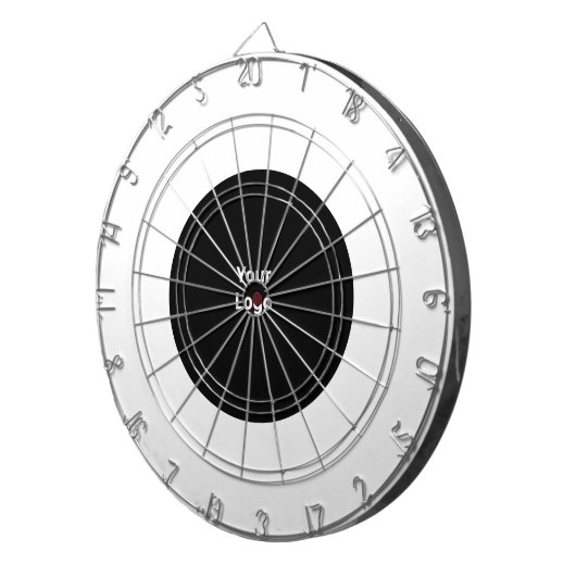 EINFACHE MINIMAL MODERNE MONOGRAM ELEGANT STIL CHI DARTSCHEIBE (Vorderseite rechts)