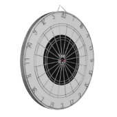 EINFACHE MINIMAL MODERNE MONOGRAM ELEGANT STIL CHI DARTSCHEIBE (Vorderseite Links)