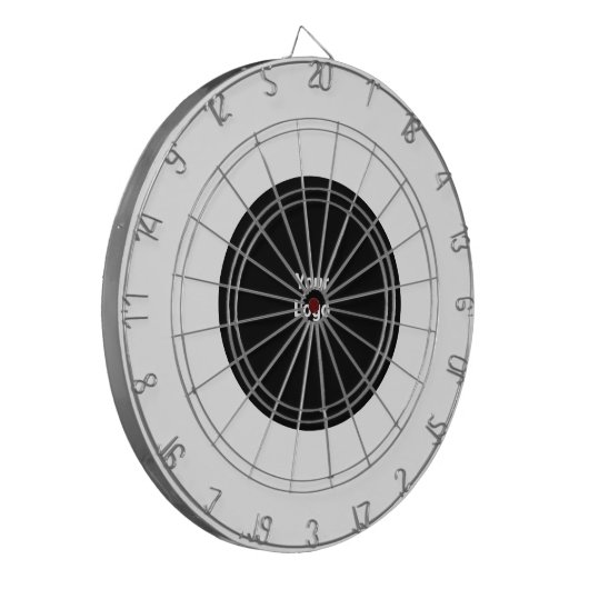 EINFACHE MINIMAL MODERNE MONOGRAM ELEGANT STIL CHI DARTSCHEIBE (Vorderseite Links)