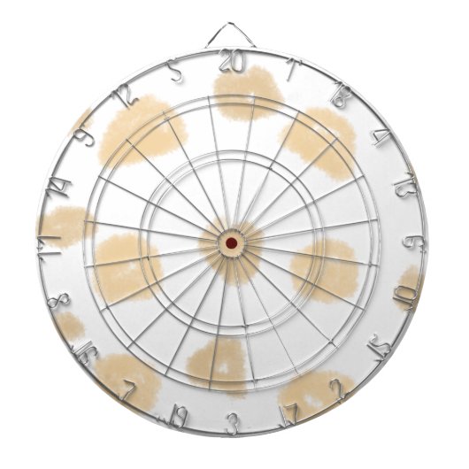 EINFACHE MINIMAL MODERNE MONOGRAM ELEGANT STIL CHI DARTSCHEIBE (vorne)