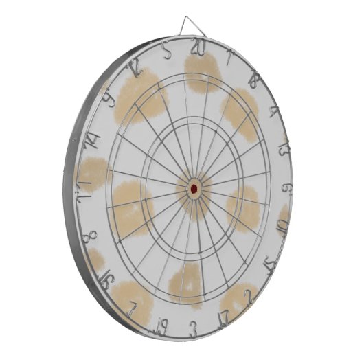 EINFACHE MINIMAL MODERNE MONOGRAM ELEGANT STIL CHI DARTSCHEIBE (Vorderseite Links)