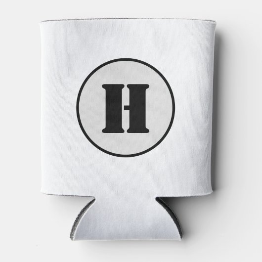 EINFACHE MINIMAL MODERNE MONOGRAM ELEGANT STIL CHI DOSENKÜHLER (Vorderseite)