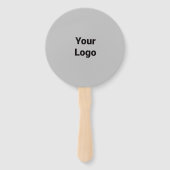 EINFACHE MINIMAL MODERNE MONOGRAM ELEGANT STIL CHI FÄCHER (Rückseite)