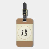 EINFACHE MINIMAL MODERNE MONOGRAM ELEGANT STIL CHI GEPÄCKANHÄNGER (Vorderseite vertikal)