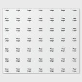 EINFACHE MINIMAL MODERNE MONOGRAM ELEGANT STIL CHI GESCHENKPAPIER (Flach)