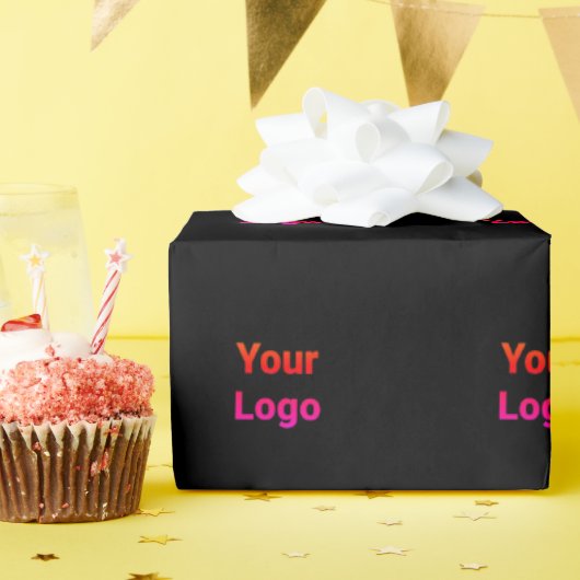EINFACHE MINIMAL MODERNE MONOGRAM ELEGANT STIL CHI GESCHENKPAPIER (Geburtstagsparty)