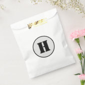 EINFACHE MINIMAL MODERNE MONOGRAM ELEGANT STIL CHI GESCHENKTÜTCHEN (Versiegelt)