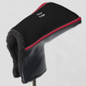 EINFACHE MINIMAL MODERNE MONOGRAM ELEGANT STIL CHI GOLF HEADCOVER (3/4 Vorderseite)